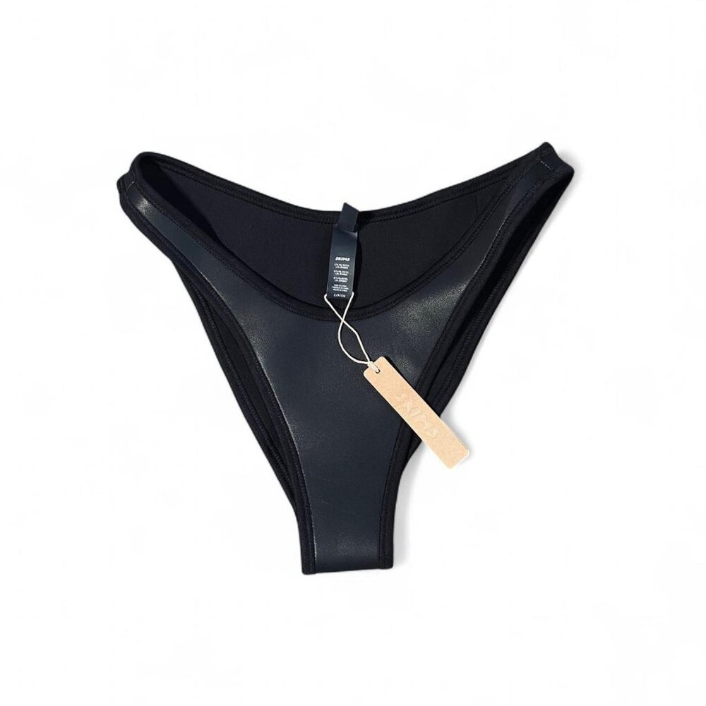 SKIMS Black Bikini Bottom